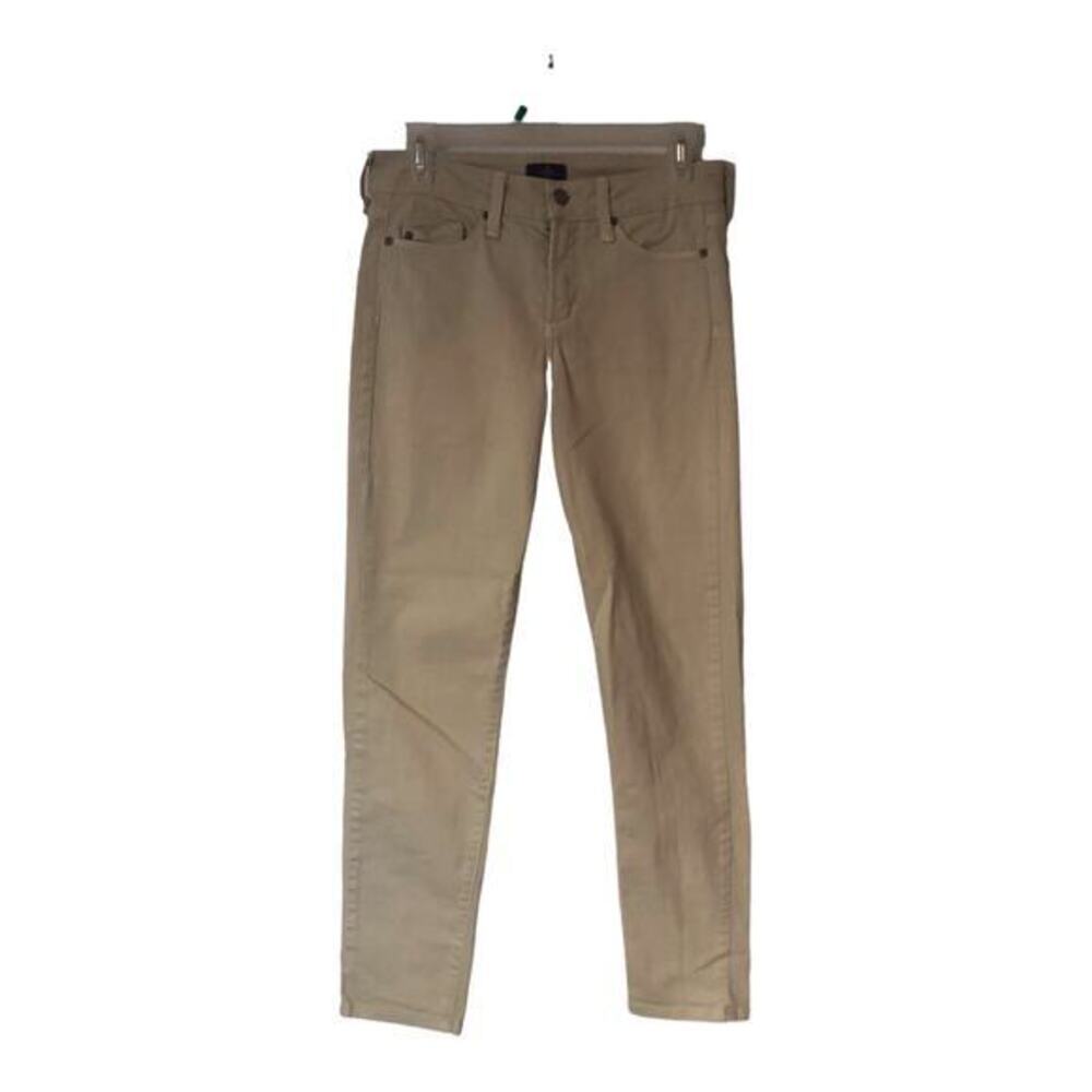 NYJD Womens Mid-rise Stretch Ankle‎ Skinny Leg Jeans Brown Size 2